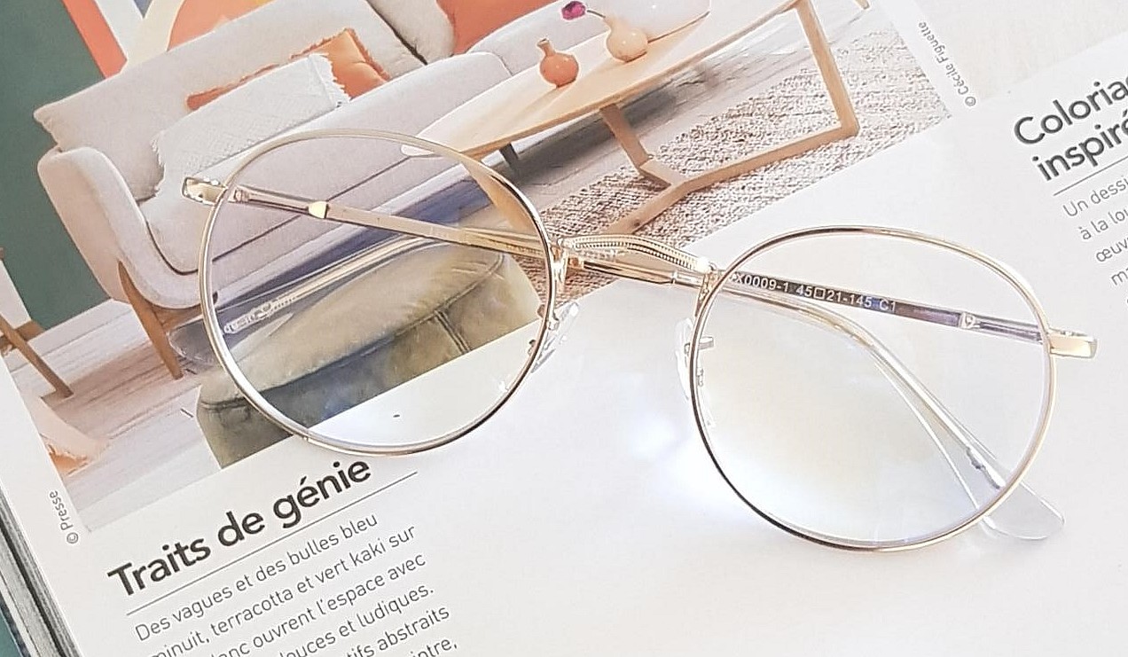 loupe de lecture London dorée